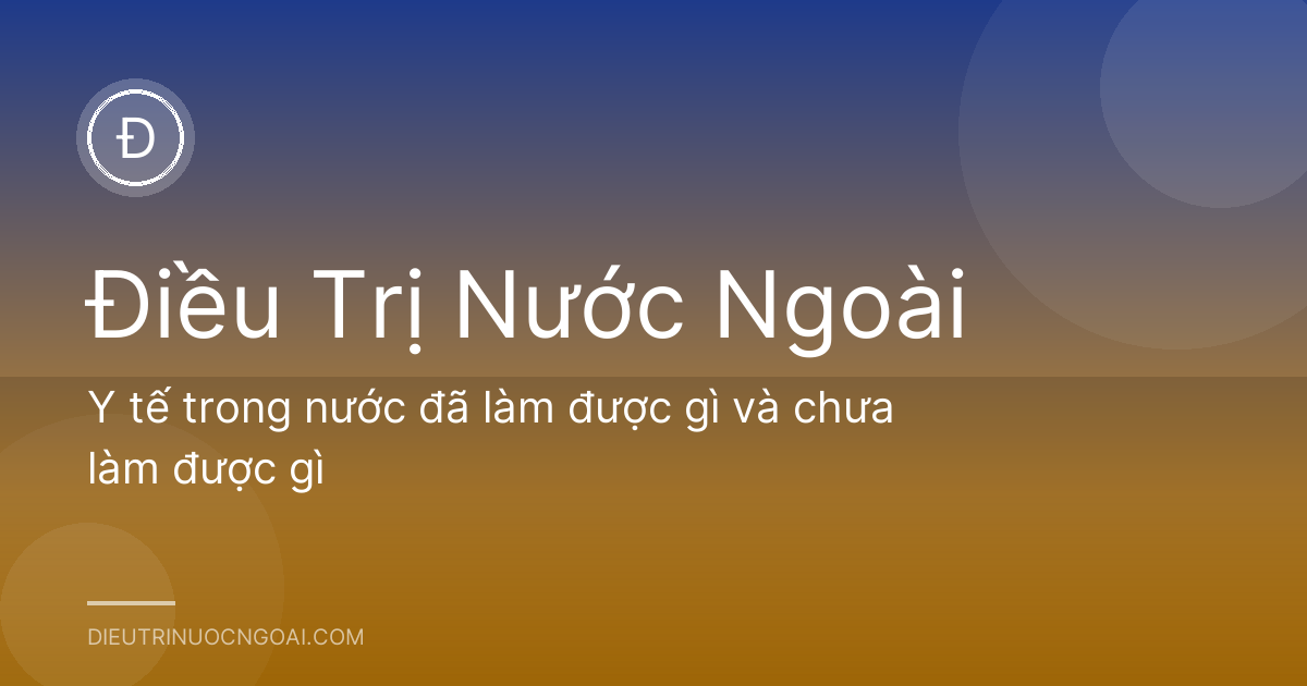 Y tế trong nước đã làm được gì và chưa làm được gì
